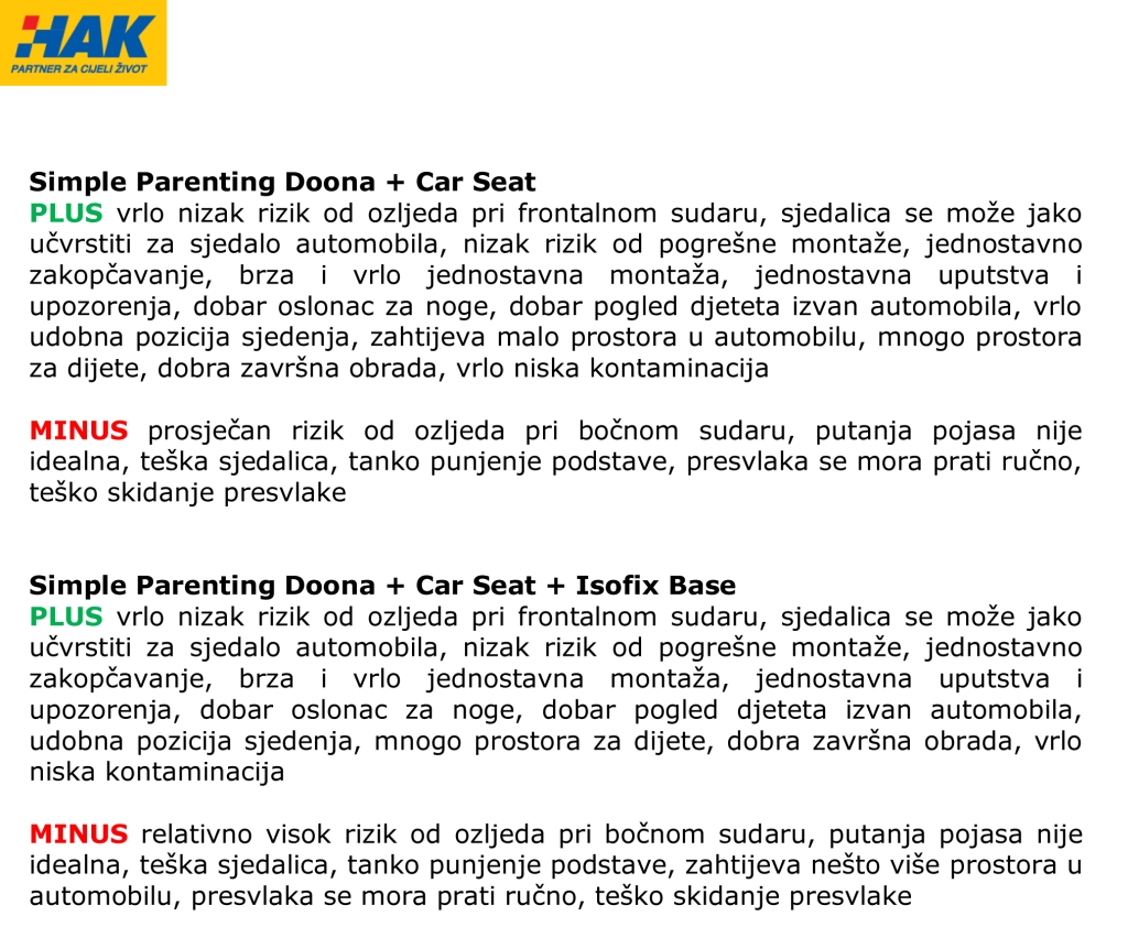 Prilog detaljni prikaz testa autosjedalica 2015 II-6  